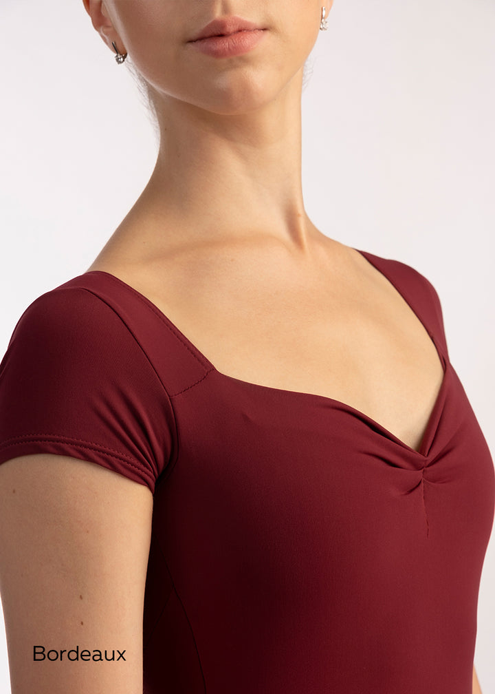 Erica Cap Sleeve Leotard