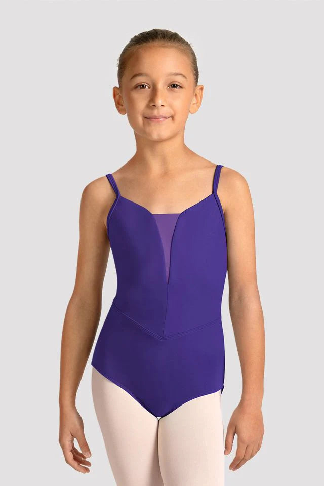 Girls Mirella Celestia Plain Camisole Leotard
