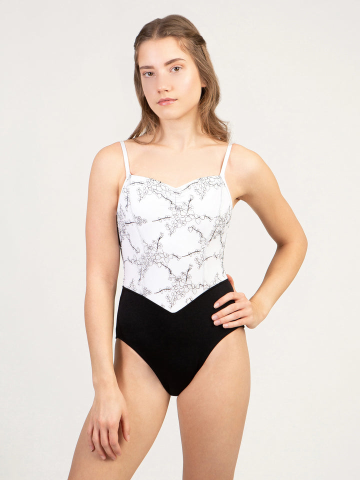 Evening Soiree Pinch Front Camisole Leotard