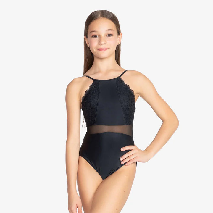 BY54C Child Asymmetrical Tank Leotard