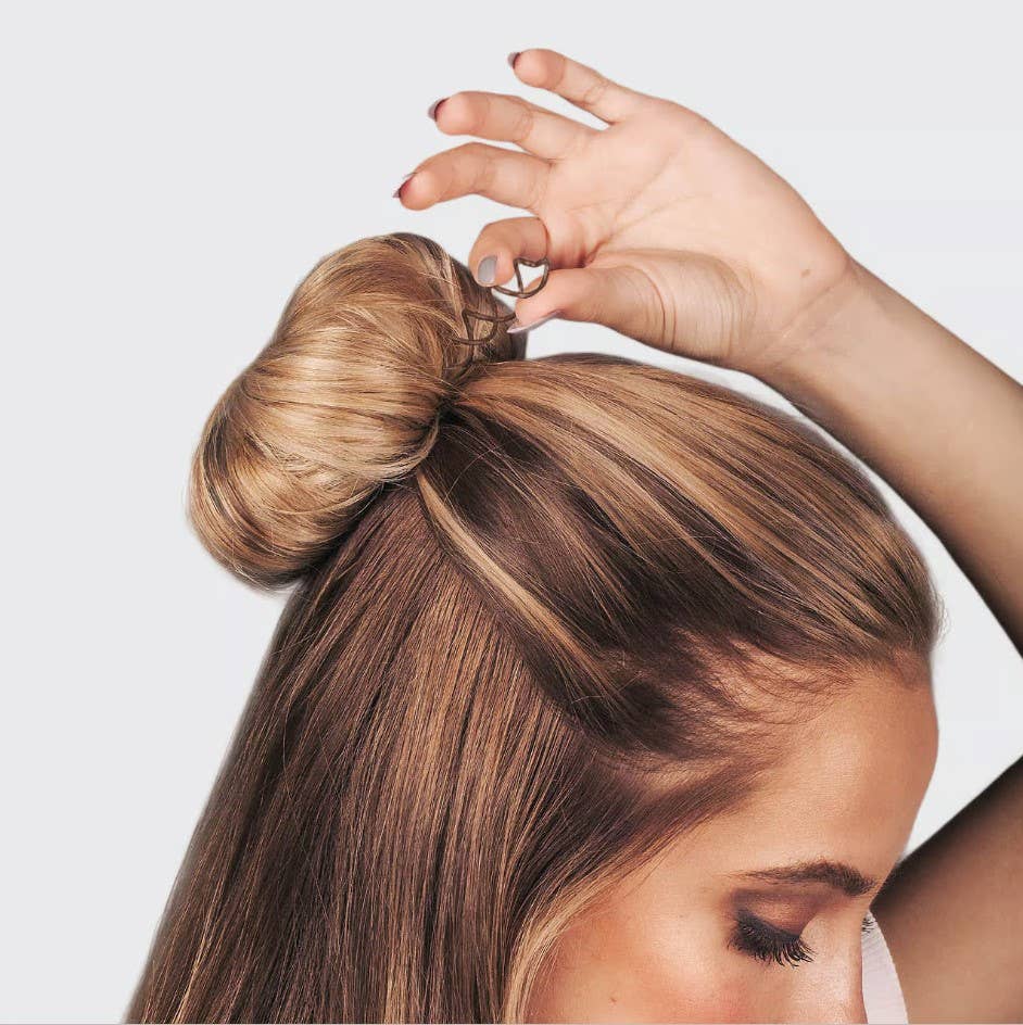 Brown Bun Twist 3pc