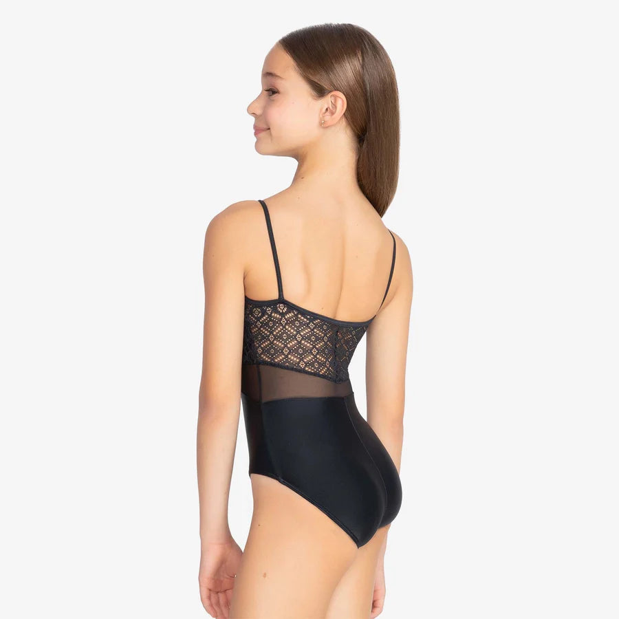 BY54C Child Asymmetrical Tank Leotard