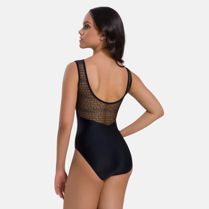 BY68 Sueli Adult Boat Neck Leotard