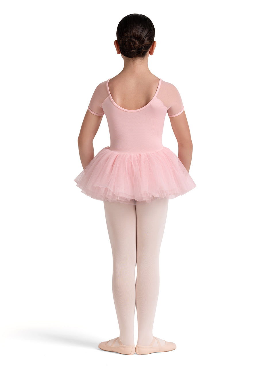Girls Lucy Cap Sleeve Tutu Leotard