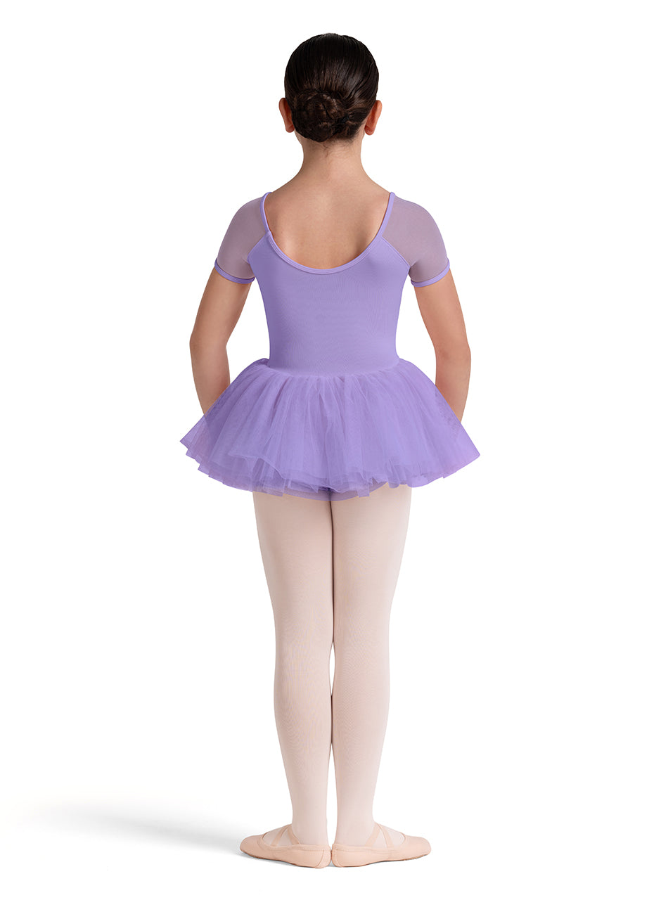 Girls Lucy Cap Sleeve Tutu Leotard