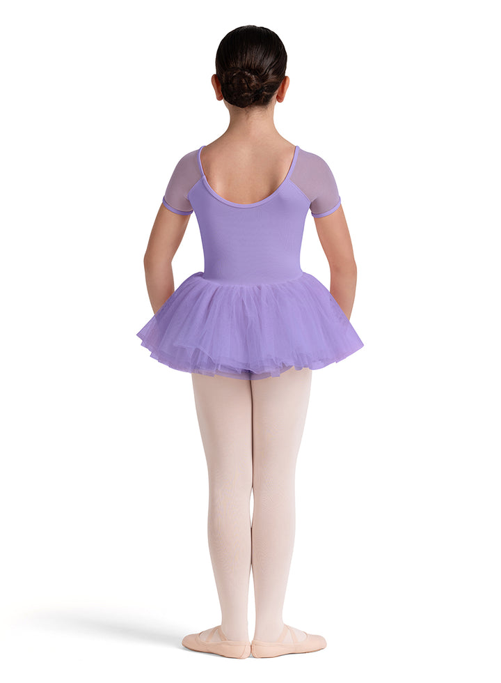 Girls Lucy Cap Sleeve Tutu Leotard