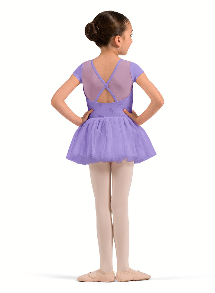 Girls Nora Cap Sleeve Tutu Dress