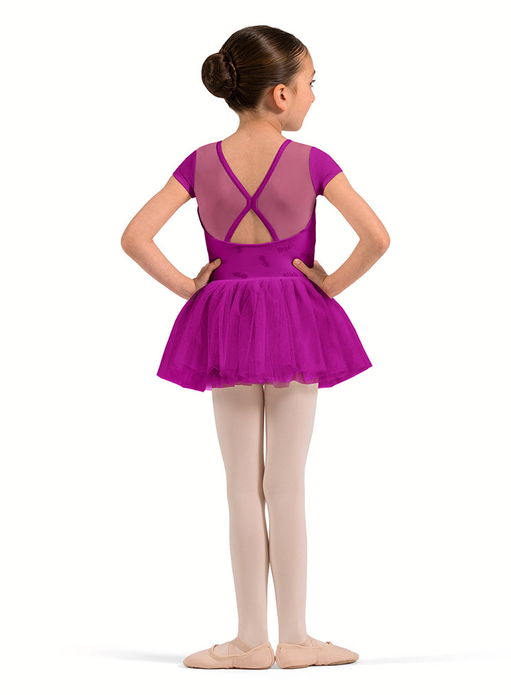 Girls Nora Cap Sleeve Tutu Dress