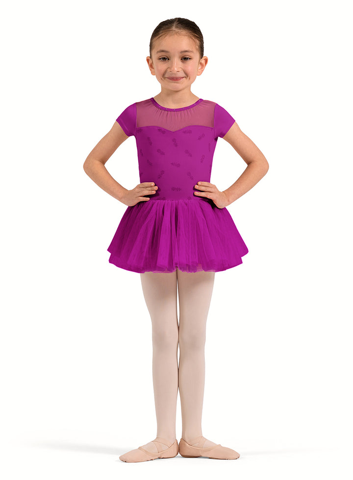 Girls Nora Cap Sleeve Tutu Dress