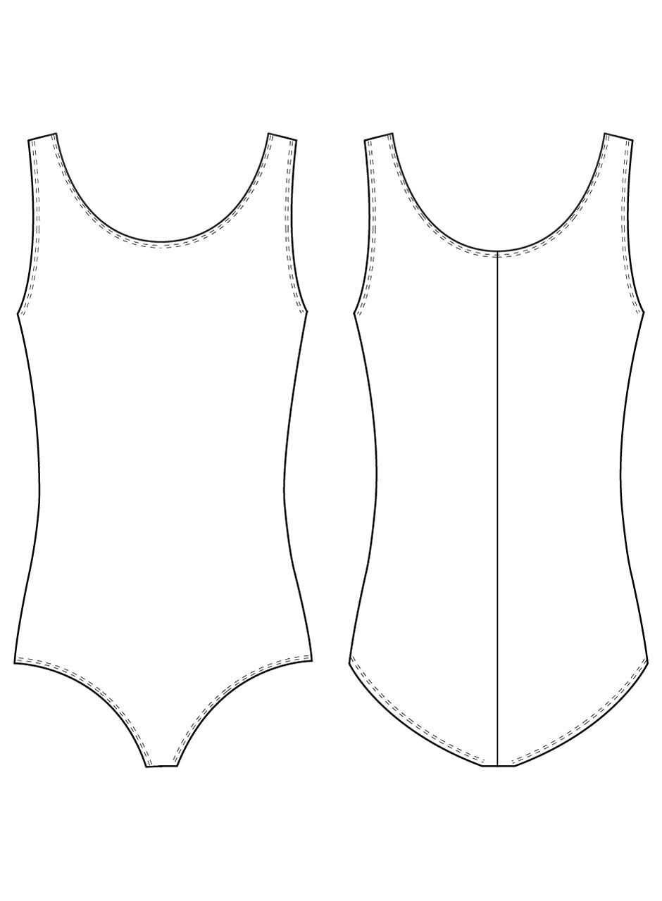 Girls Dynamic Tank Leotard