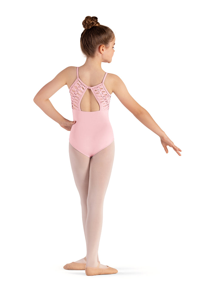 Girls Olivea Open Back Leotard