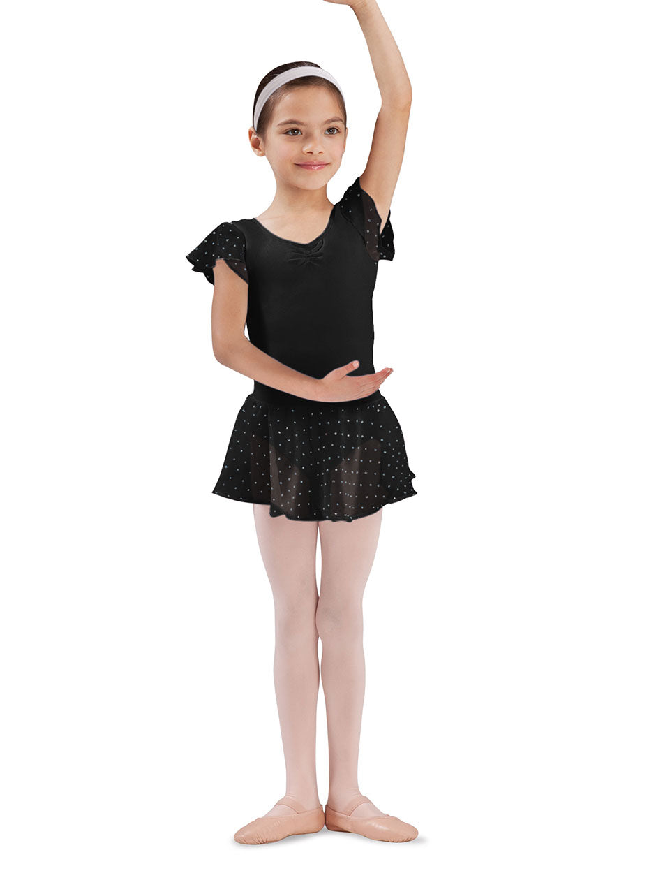 Girls Olesia Georgette Sequin Skirt