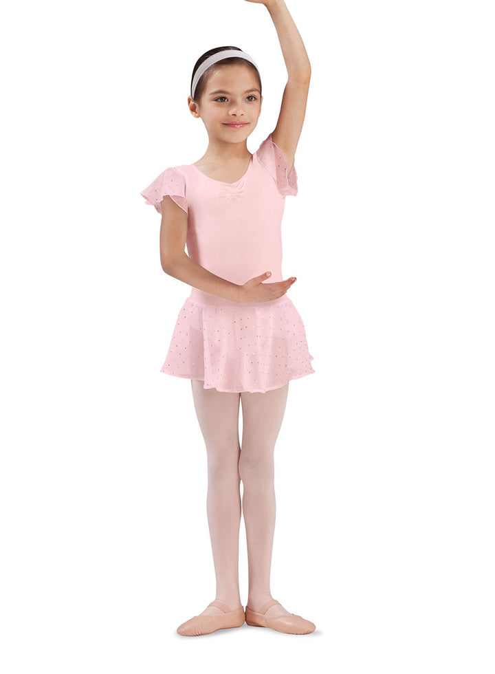 Girls Olesia Georgette Sequin Skirt