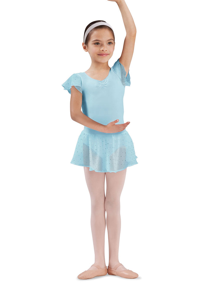 Girls Olesia Georgette Sequin Skirt
