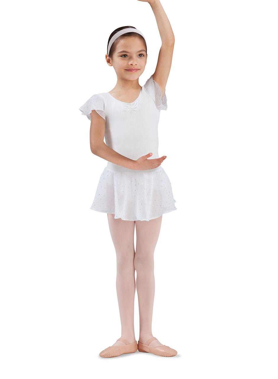 Girls Olesia Georgette Sequin Skirt
