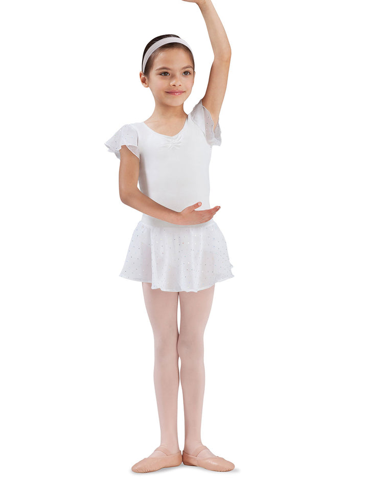 Girls Olesia Georgette Sequin Skirt