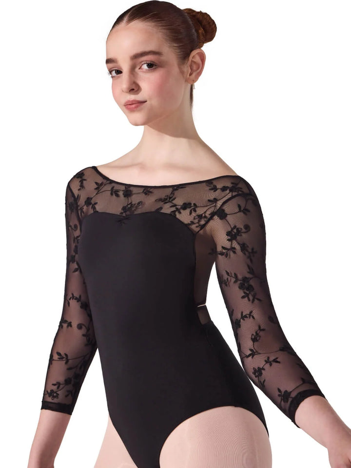 Lace Elan Grace Leotard - F12814W