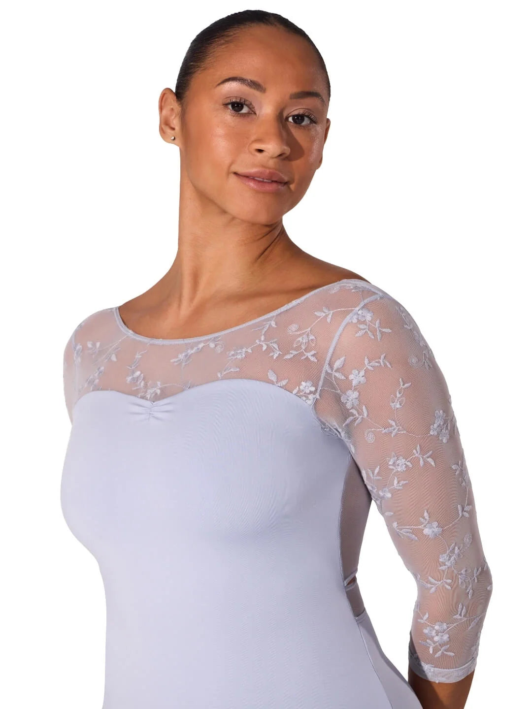 Lace Elan Grace Leotard - F12814W