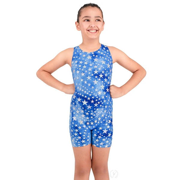 Girls Starlight Racerback Biketard