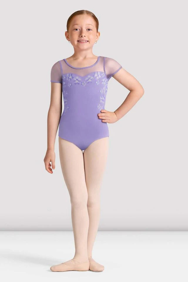 Girls Logan Cap Sleeve Leotard