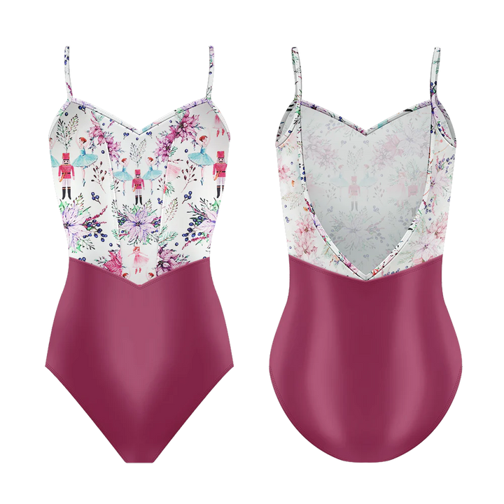 Danse De Paris "Chanelle" Camisole Leotard in Nutcracker Grape - SA