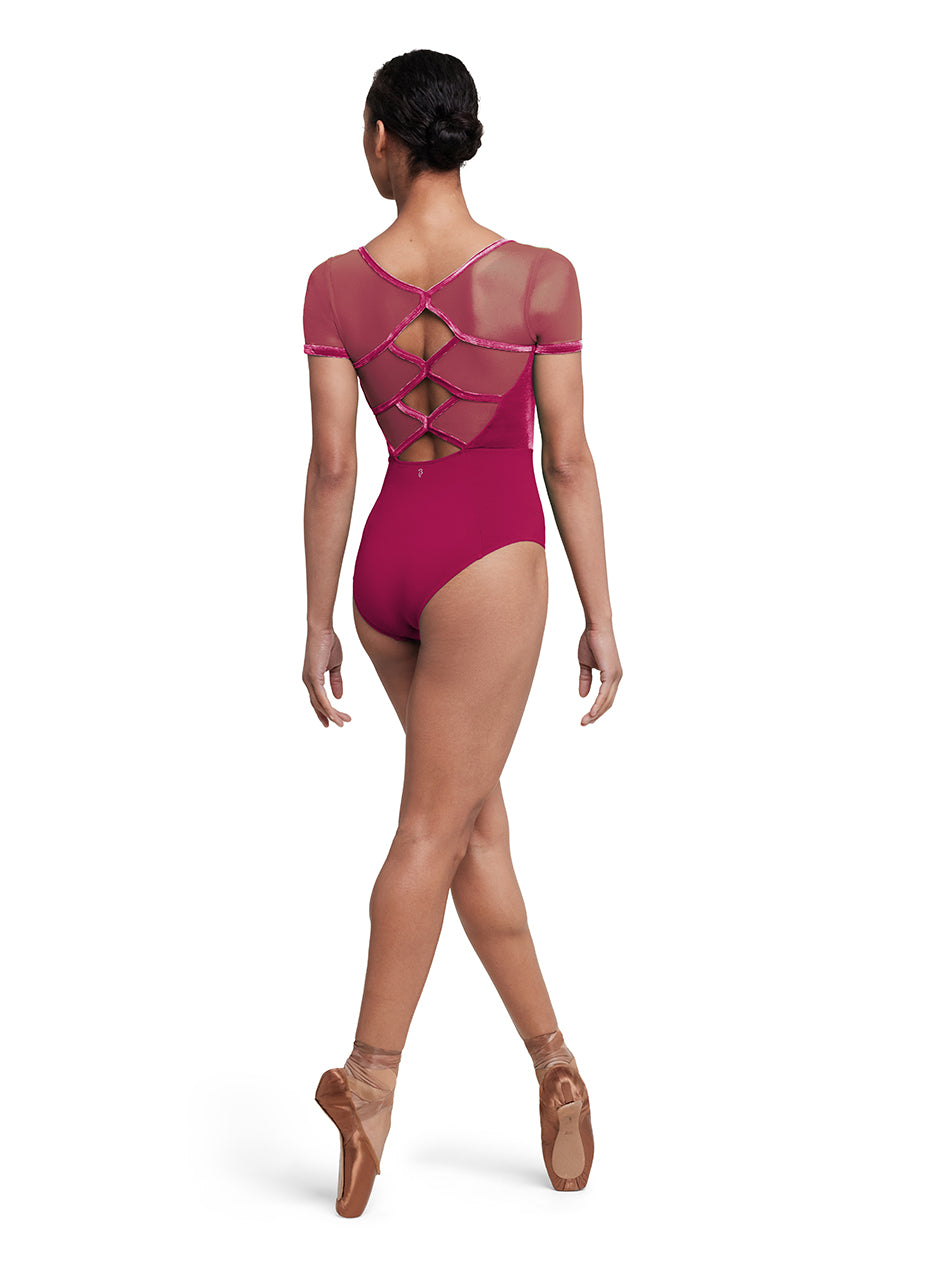 Ladies Anna Cap Sleeve Leotard