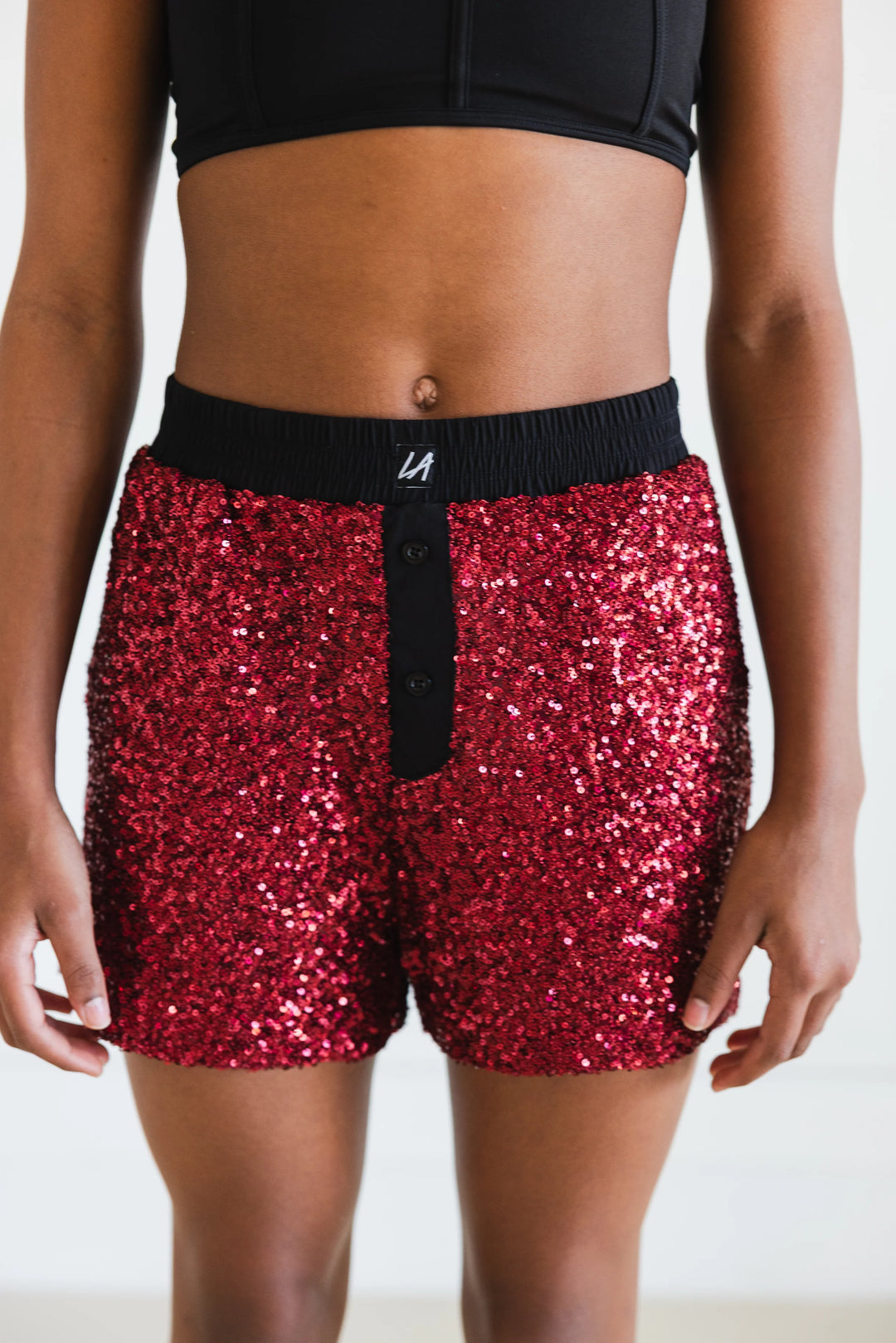 Sequin Holiday Short
