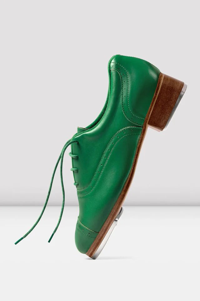 Ladies Jason Samuels Smith Smooth Leather Tap Shoes in Emerald