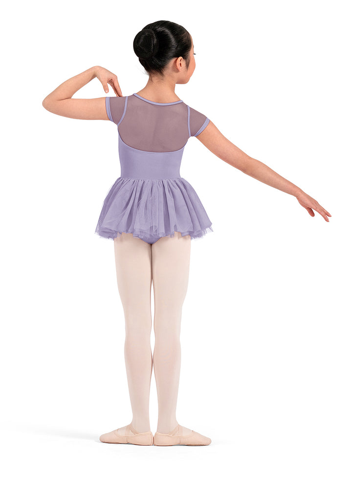 Girls Mirella Cap Sleeve Tutu Leotard