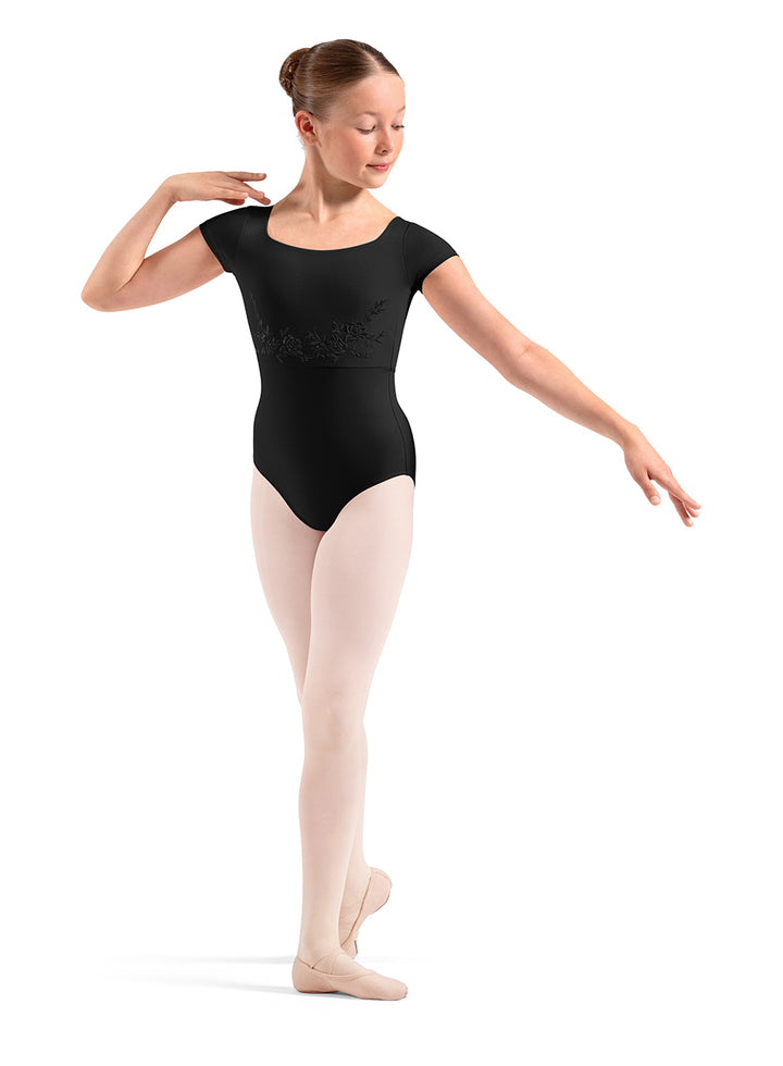 Girls Mirella Cap Sleeve Leotard