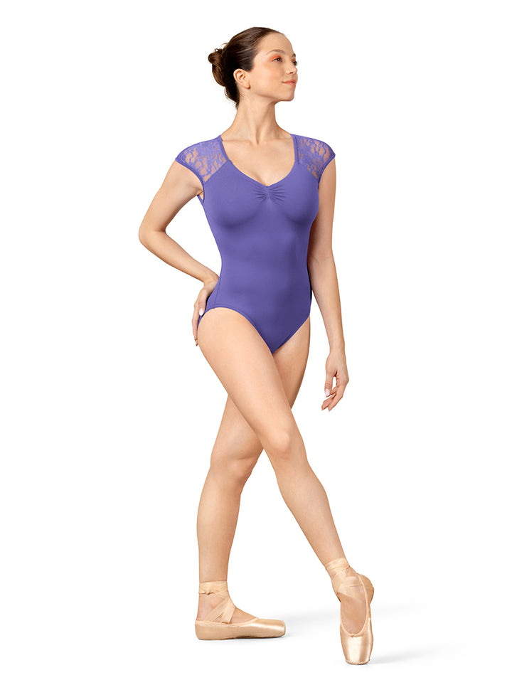 Mirella Majesty Cap Sleeve Leotard