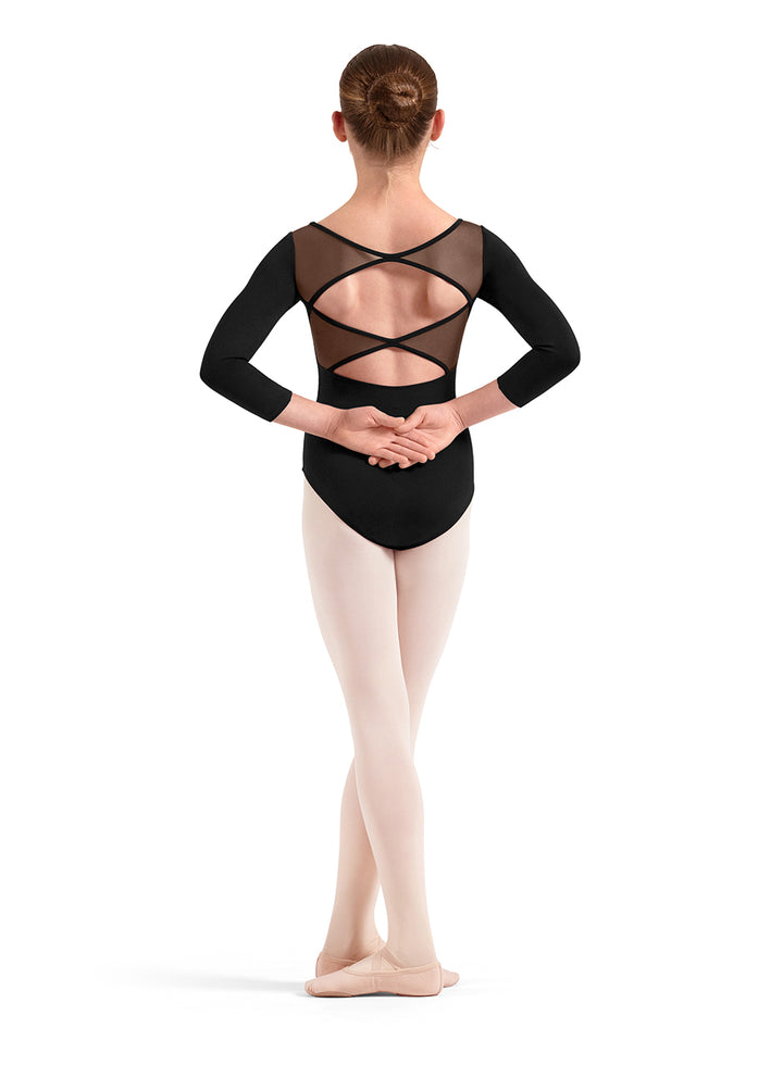Girls Mirella 3/4 Sleeve Leotard