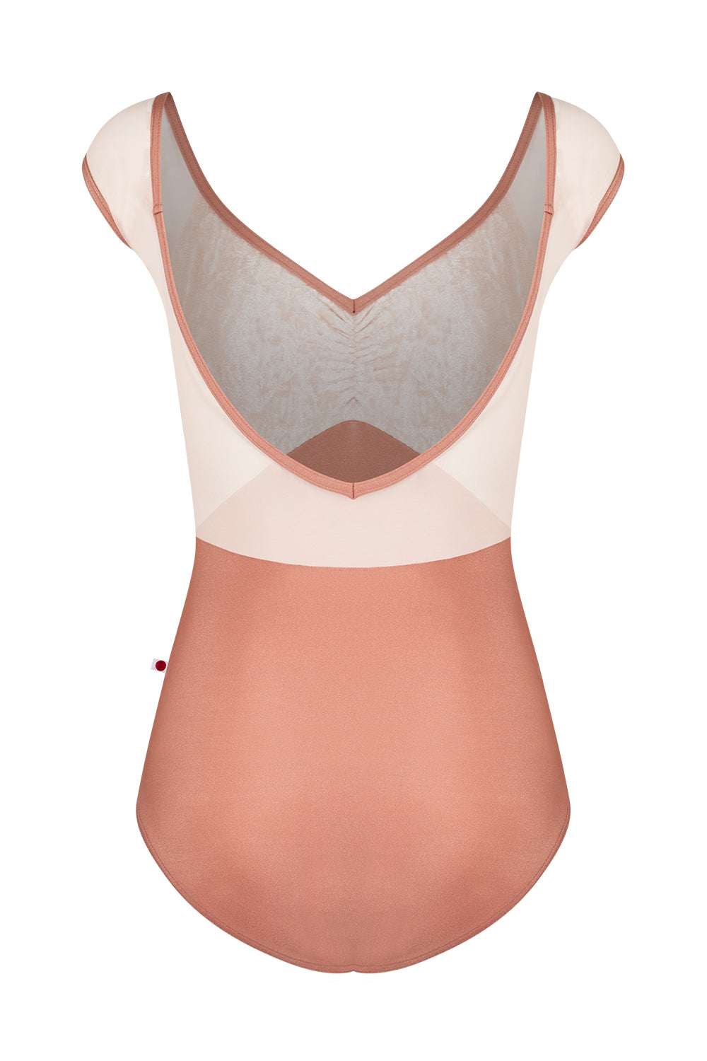 "Elli Mesh" Cap Sleeve Leotard