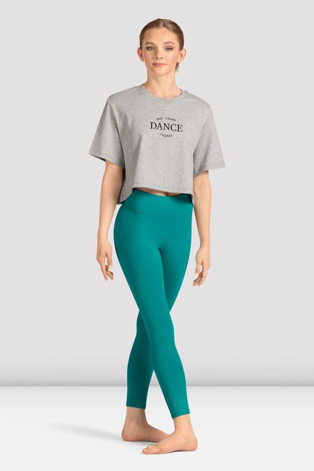 Ladies Mirella Celeste Printed Crop Top