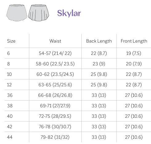 Ladies Skylar Skirt