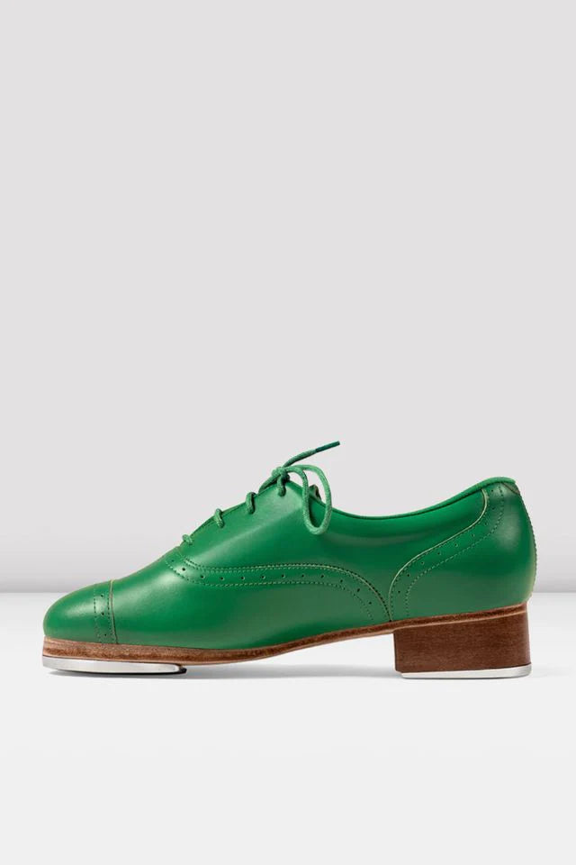 Ladies Jason Samuels Smith Smooth Leather Tap Shoes in Emerald