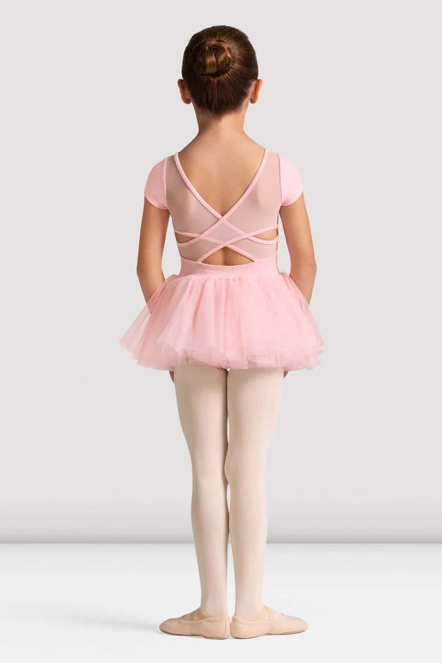 Girls Sharon Cap Sleeve Tutu Dress