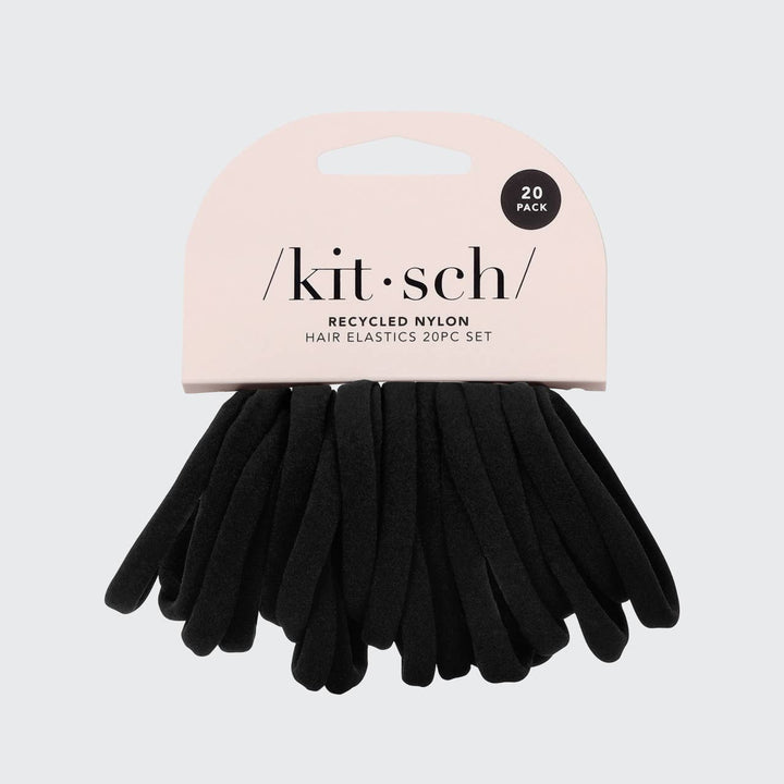 Recycled Nylon Medium Hair Elastics 12pc Set