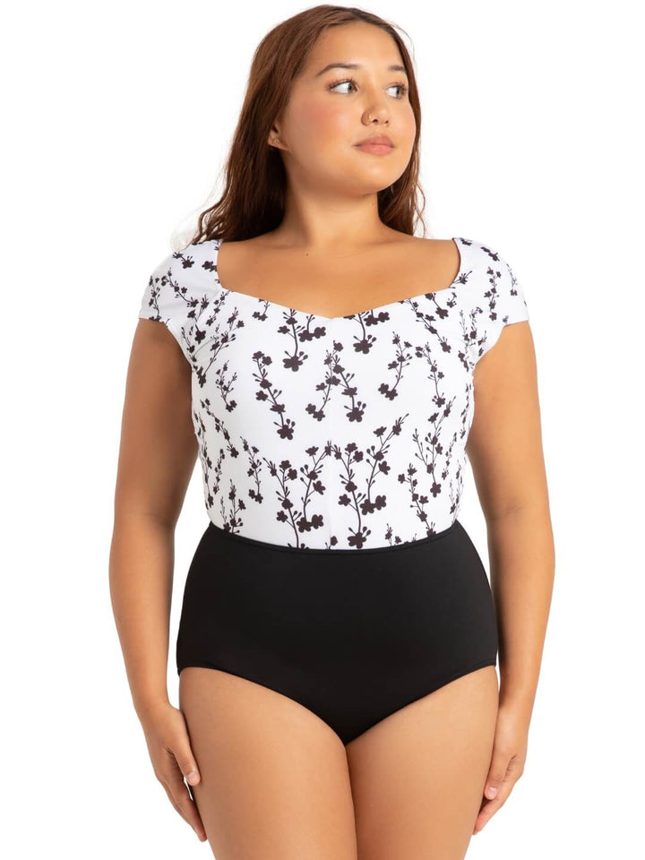 Jolie Cap Sleeve Leotard