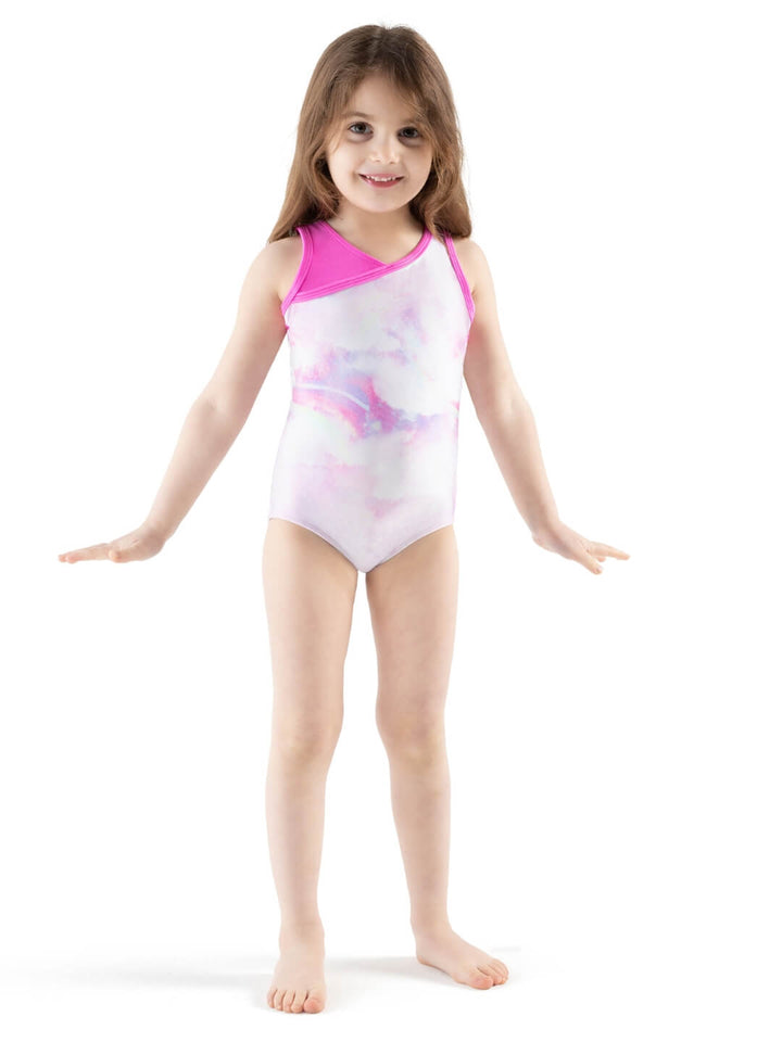 Girls Pixel Pop Rainbow Pop Leotard