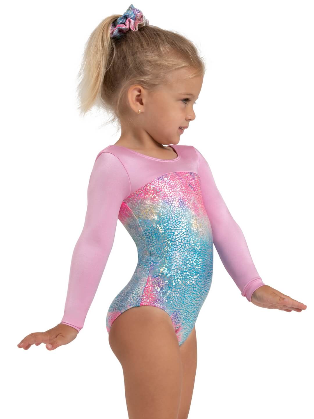 Girls Unicorn Disco Lightwave Leotard