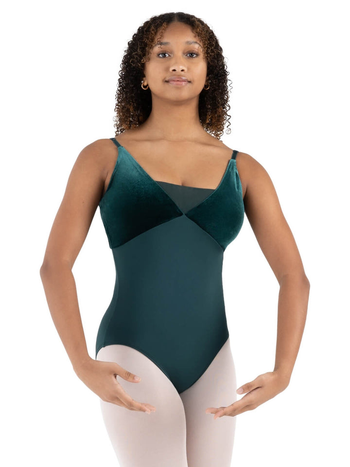 Velvet Forest Pine Leotard