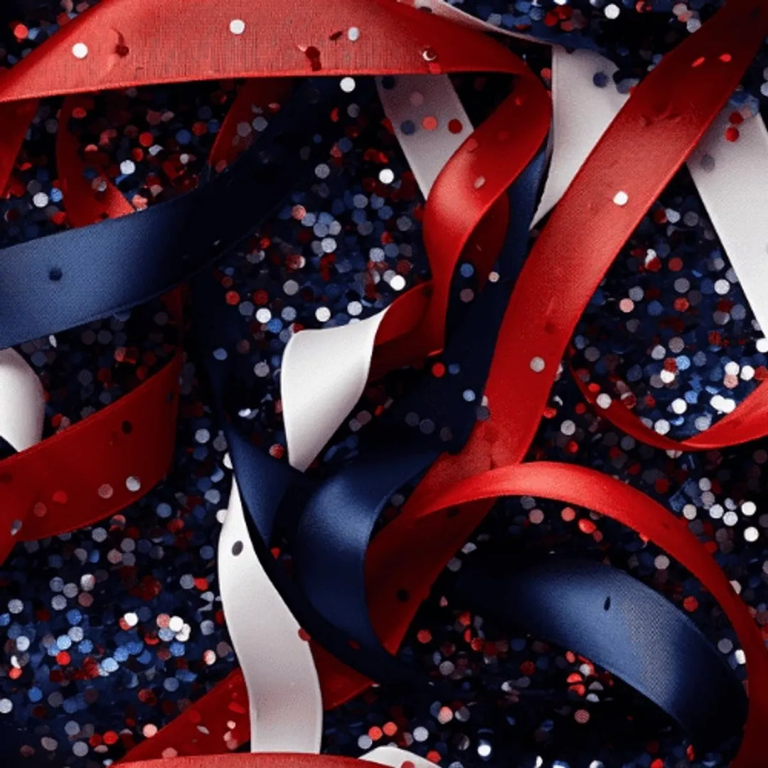 Patriotic Ribbon Racer Back leotard