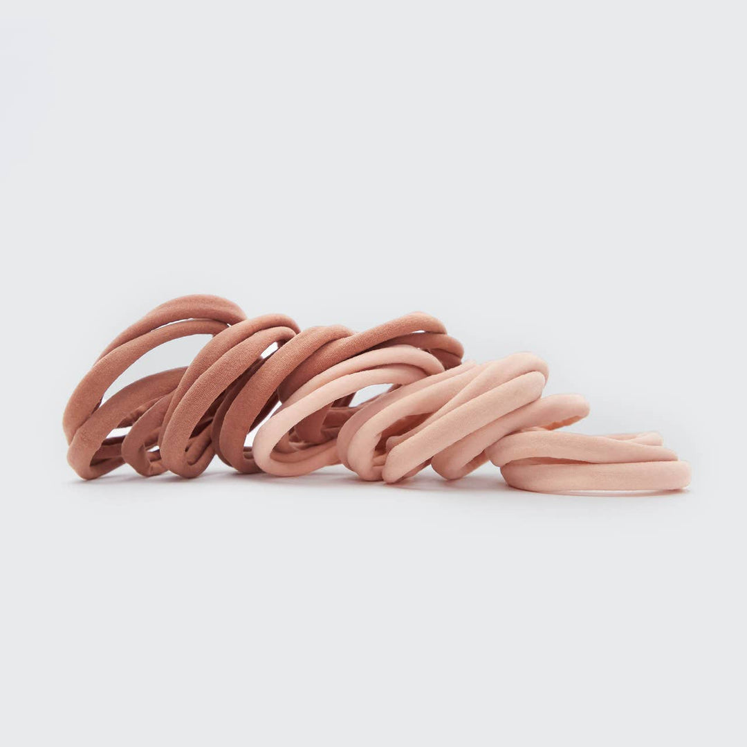 Blush Nylon Elastics 20pc set