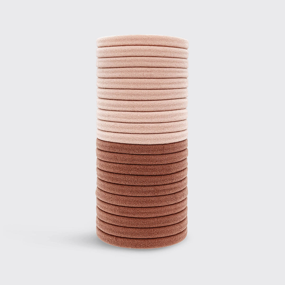 Blush Nylon Elastics 20pc set