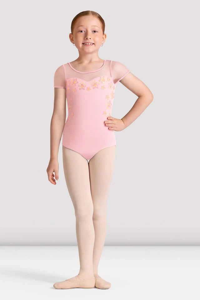Girls Logan Cap Sleeve Leotard