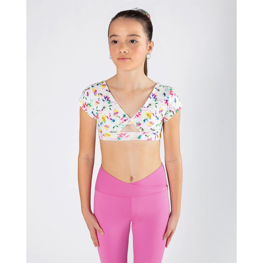 Avery Cap Sleeve Crop Top