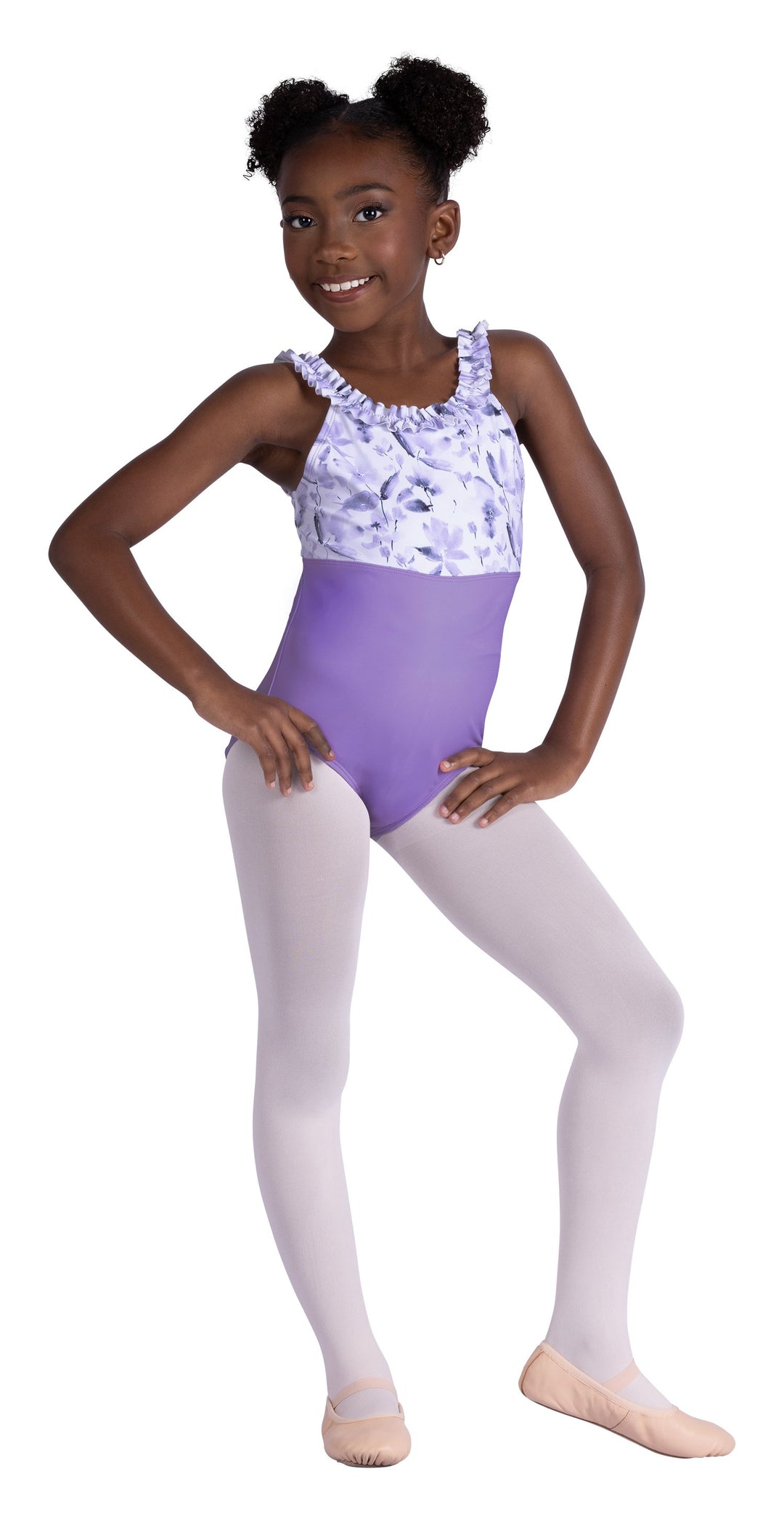 Child Ruffle Print Leotard