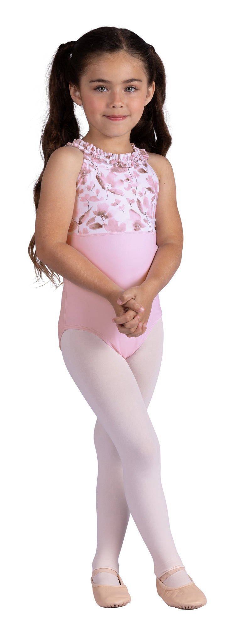 Child Ruffle Print Leotard