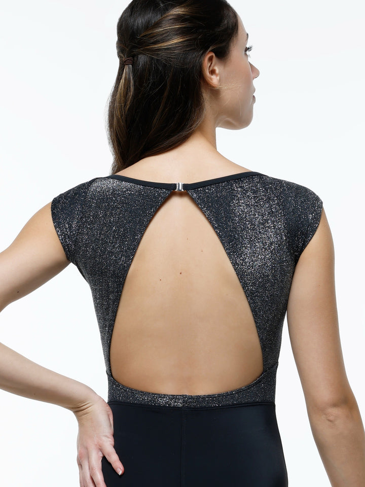 Anniversary Pinch Front Cap Sleeve Adult Leotard